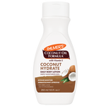 Coconut Hydrate Body Lotion bottle with moisturizing benefits displayed.