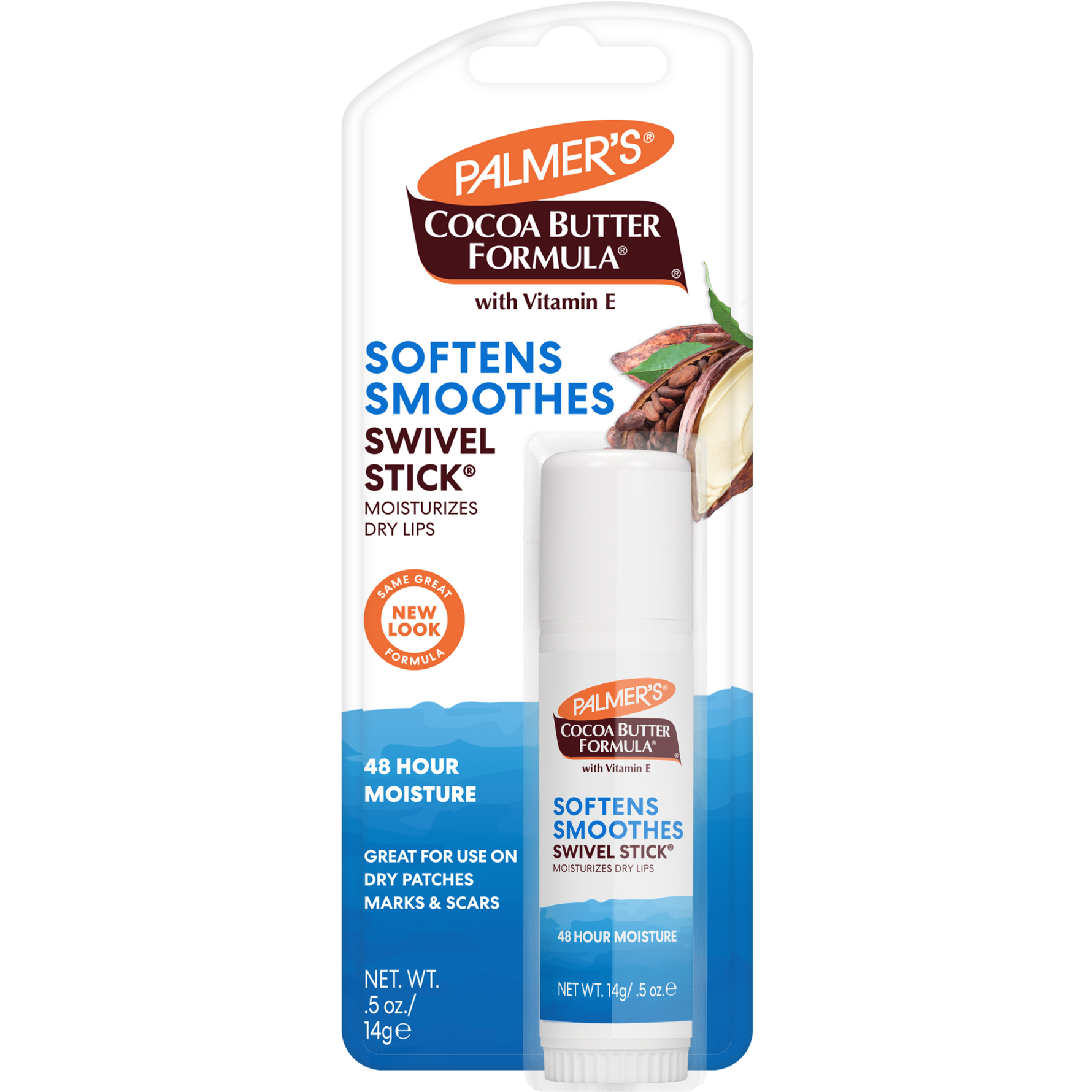 Palmer's Swivel Stick lip balm in retail packaging.