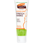 Cocoa Butter Massage Cream for Stretch Marks tube with key ingredients.