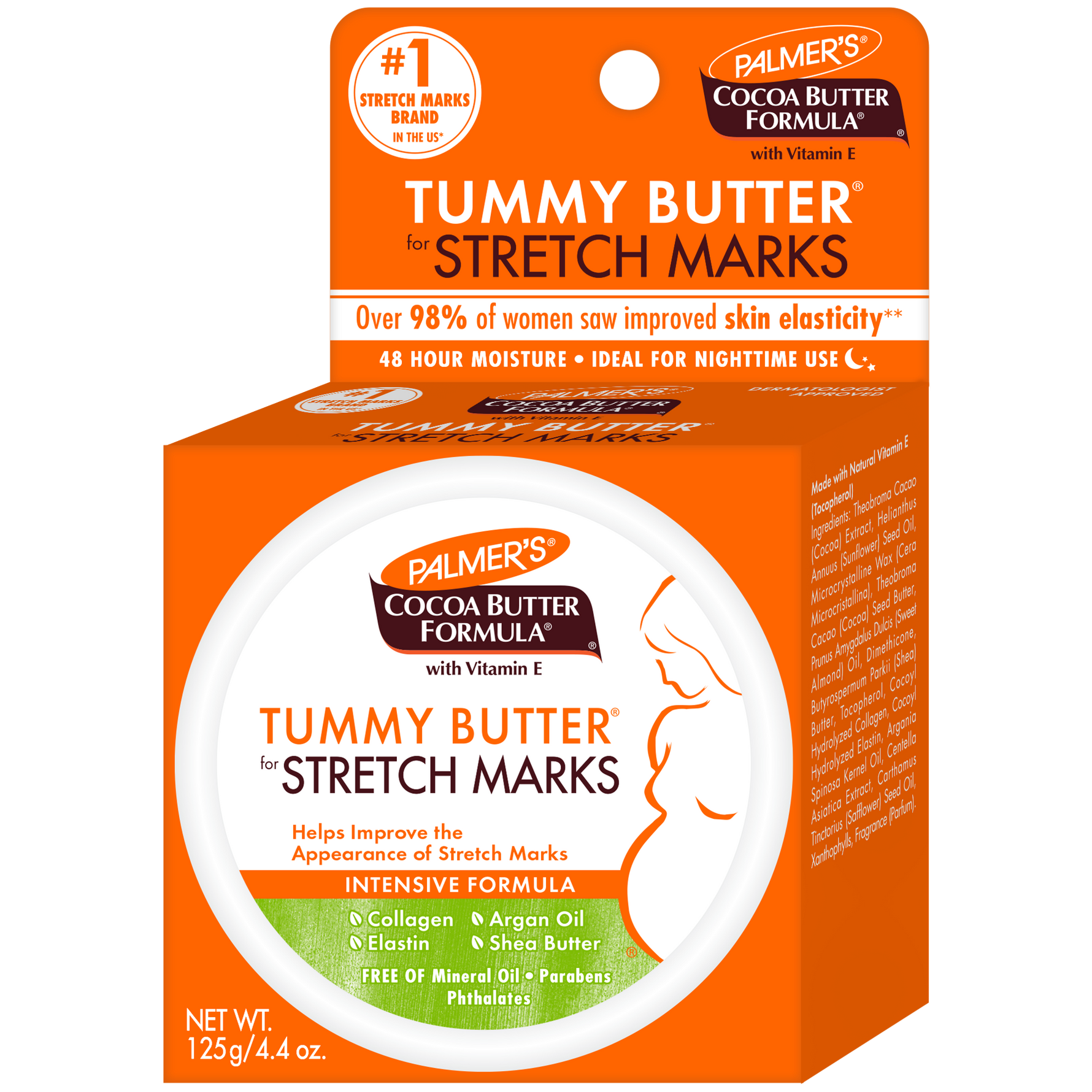 Palmer’s Cocoa Butter Tummy Butter for Pregnancy Stretch Marks packaging.