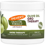 Palmer's Olive Oil Gro Therapy jar for healthy hair and scalp.