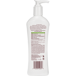 White bottle with pump on a white background