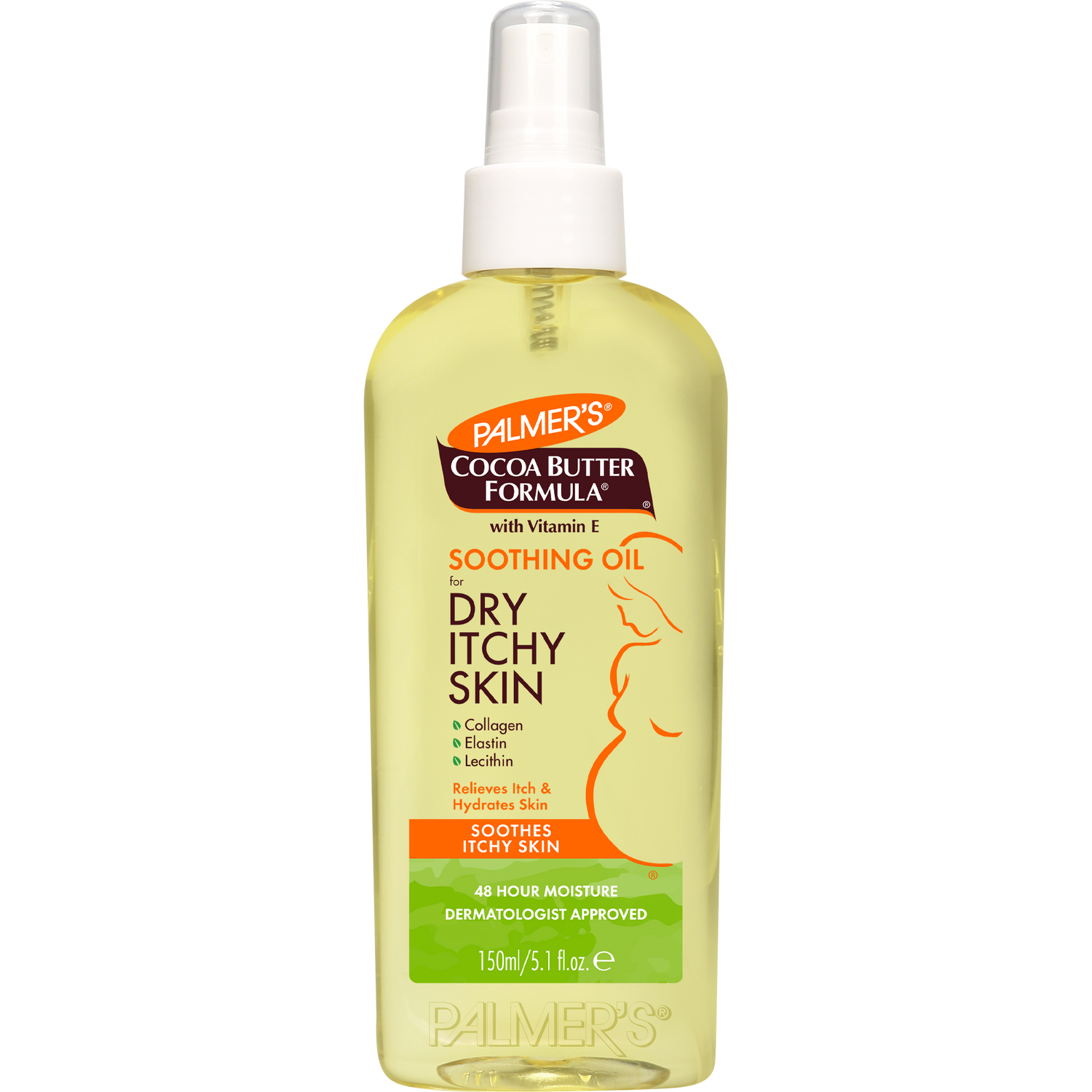 Palmer’s Soothing Oil for Dry, Itchy Skin spray bottle.