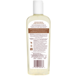 Back of Palmer’s Coconut Hydrate Body Oil bottle with label details.